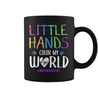 Nicu Nurse Little Hands Premie Neonatal Icu Nurse Coffee Mug - Thegiftio UK