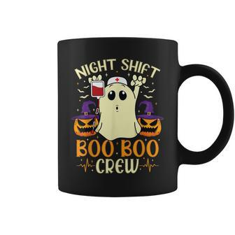 Night Shift Nurse Boo Boo Crew Graphic Coffee Mug | Mazezy