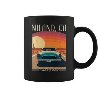 Niland Ca Retro Highway Nostalgic Vintage Car Coffee Mug | Mazezy