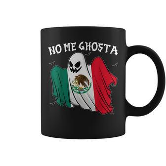 No Me Ghosta Mexican Halloween Ghost Fun Coffee Mug - Monsterry