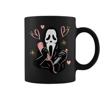 No You Hang Up First Ghost Calling Halloween Halloween Funny Gifts Coffee Mug | Mazezy
