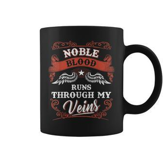 Noble Blood Runs Through My Veins Family Christmas Coffee Mug - Seseable
