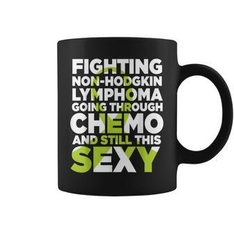 Non-Hodgkin Lymphoma Chemo Sexy Awareness Ribbon Coffee Mug | Mazezy
