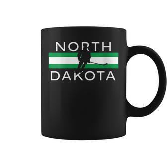 North Dakota Ice Hockey Player Forward Coach Team State Coffee Mug | Mazezy