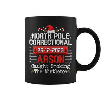 North Pole Correctional Arson Matching Family Christmas Coffee Mug - Seseable