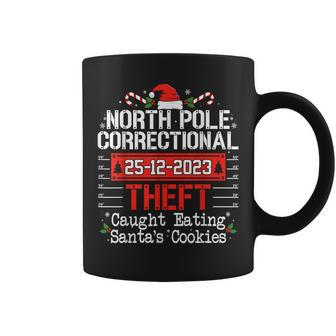 North Pole Correctional Theft Fun Matching Family Christmas Coffee Mug - Seseable