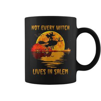 Not Every Witch Lives In Salem Vintage Halloween Witch Salem Funny Gifts Coffee Mug | Mazezy
