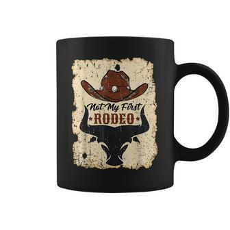 Not My First Rodeo Vintage Rodeo Western Country Cowboy Coffee Mug - Seseable