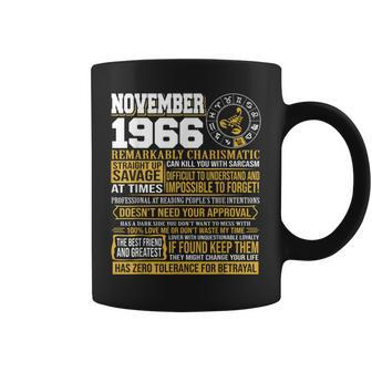 November Birthday Born November Scorpio 1966 Coffee Mug | Mazezy