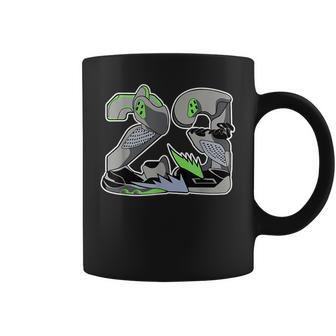 Number 23 Drip Kicks Retro Green Bean 5S Matching Coffee Mug - Seseable