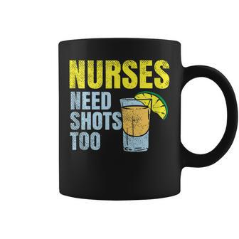 Nurses Need Shots Too Nurse Drinking Funny Nursing Coffee Mug - Thegiftio UK