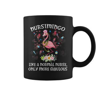 Nursimingo More Fabulous Cute Nursing Flamingo Nurses Sweet Coffee Mug - Thegiftio UK