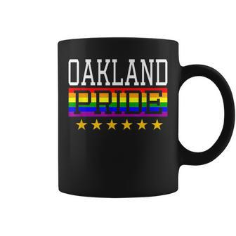 Oakland Pride Gay Lesbian Queer Lgbt Rainbow Flag California Coffee Mug | Mazezy