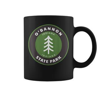 O'bannon State Park Indiana Outdoors In Forest Badge Coffee Mug | Mazezy