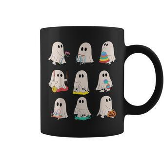 Occupational Therapy Halloween Ot Ghost Boo Speech Therapy Coffee Mug - Seseable