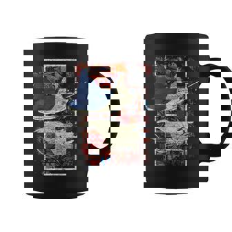 Ocean Animal Manta Ray Lover Hawaiian Tribal Manta Ray Coffee Mug | Mazezy