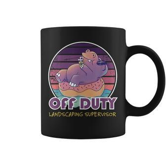 Off Duty Landscaping Supervisor Job Coworker Coffee Mug | Mazezy