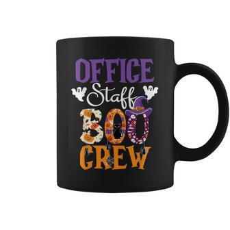 Office Staff Boo Crew Matching Autumn Halloween Costume Coffee Mug | Mazezy