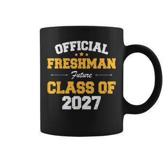 Official Freshman Future Class Of 2027 First Day Of School Coffee Mug | Mazezy