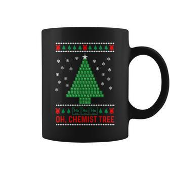 Oh Chemist Tree Ugly Christmas Sweater Chemistry Coffee Mug - Monsterry CA