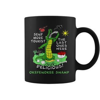 Okefenokee Swamp Funny Alligator Send More Tourist Souvenir Coffee Mug - Thegiftio UK