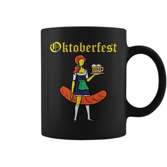 Oktobefest Drindl Bratwurst Fun German Costume Barmaid Coffee Mug - Seseable