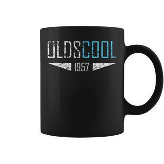 Oldscool 1957 Funny 60Th Birthday Gift Idea Old School 60Th Birthday Funny Gifts Coffee Mug | Mazezy