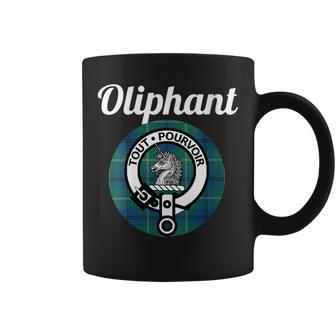 Oliphant Clan Scottish Name Coat Of Arms Tartan Gift For Womens Coffee Mug | Mazezy