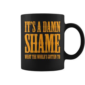 Oliver Anthony It's A Damn Shame What The Worlds Gotten To Coffee Mug | Mazezy
