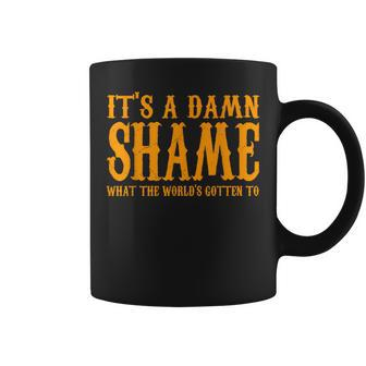 Oliver Anthony It's A Damn Shame What The Worlds Gotten To Coffee Mug - Monsterry CA