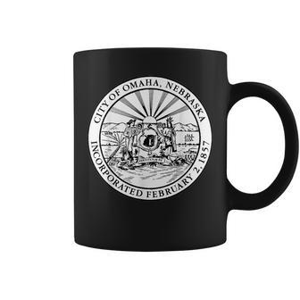 Omaha Coat Of Arms Jersey National Pride Gift Coffee Mug | Mazezy
