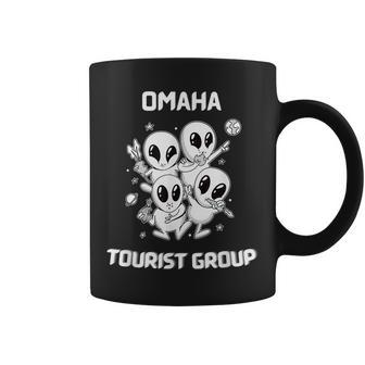 Omaha Native Pride Alien Funny State Tourist Space Coffee Mug | Mazezy
