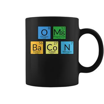 Omg Bacon Periodic Table Food Pun Student Teacher Fun Coffee Mug | Mazezy UK