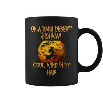 On A Dark Desert Highway Cool Wind In My Hair Cat Gift For Womens Coffee Mug | Mazezy