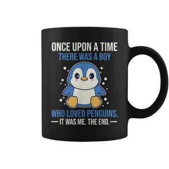 Once There Was A Boy Who Loved Penguins Coffee Mug - Seseable
