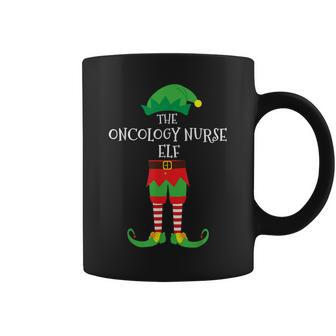 Oncology Nurse Elf Matching Christmas Party Pajama Coffee Mug - Thegiftio UK