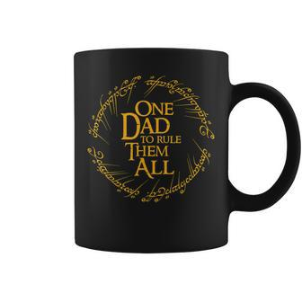 One Dad To Rule Them All Fathers Day Gift Coffee Mug | Mazezy