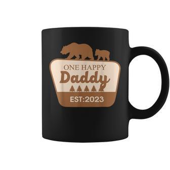 One Happy Daddy Happy Camper Matching Family First Birthday Coffee Mug - Monsterry AU