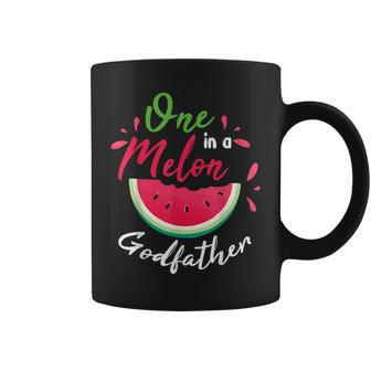 One In A Melon Godfather Watermelon Happy Grandpa Father Dad Coffee Mug | Mazezy