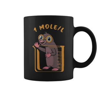 One Mole Per Litre Funny Chemistry Science - One Mole Per Litre Funny Chemistry Science Coffee Mug - Monsterry