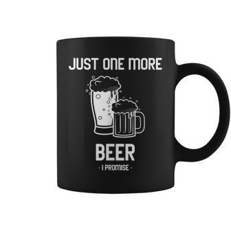 One More Beer I Promise Funny Beer Lover Drinking Drink Coffee Mug - Thegiftio UK