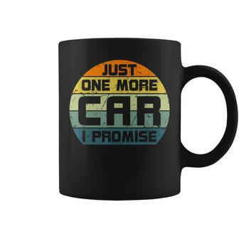 One More Car I Promise Vintage Car Enthusiast Retro Car Guys Coffee Mug - Thegiftio UK