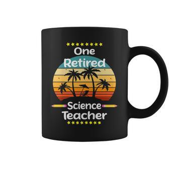 One Retired Science Teacher Beach Chair School’S Out Forever Coffee Mug | Mazezy