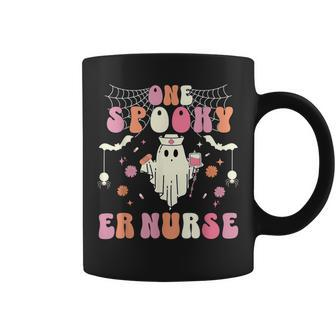 One Spooky Er Nurse Halloween Emergency Department Nurse Coffee Mug - Seseable