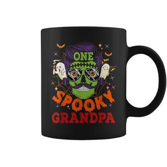 One Spooky Grandpa Halloween Horror Man Sunglasses Family Coffee Mug - Monsterry UK