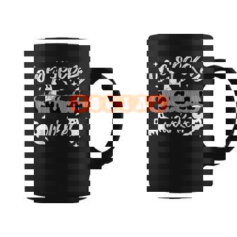 One Spooky Social Worker Halloween Cute Ghosts Pumpkins Coffee Mug - Thegiftio