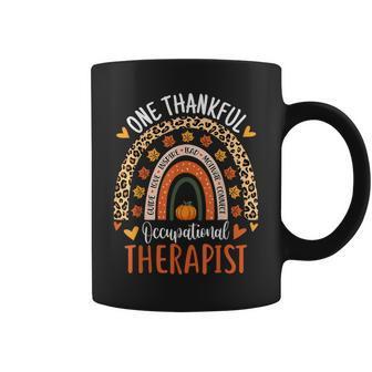 One Thankful Occupational Therapist Thanksgiving Ot Therapy Coffee Mug - Monsterry CA
