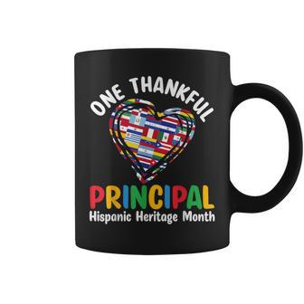 One Thankful Principal Hispanic Heritage Month Countries Coffee Mug - Seseable