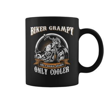 Only Cool Grampy Rides Motorcycles T Rider Gift Coffee Mug | Mazezy