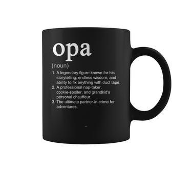 Opa Definition Funny Cool Coffee Mug | Mazezy